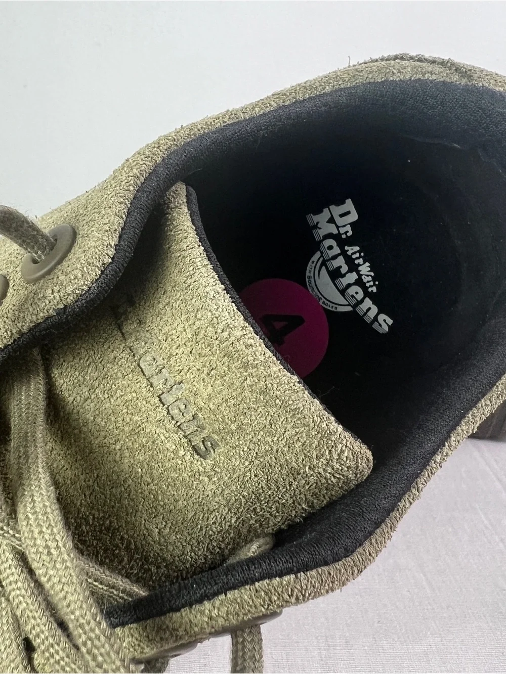 Dr. Martens Dante Leather Olive Green Shoes Men’s 4 New